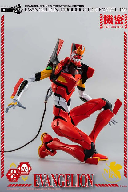 THREEA TOYS/THREEZERO - NEON GENESIS EVANGELION NGE ROBO DOU EVA PROD MODEL 02 AF ACTION FIGURE 25 cm