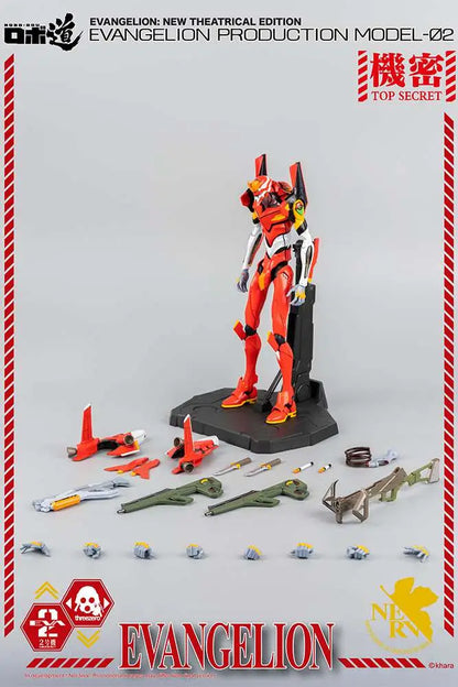 THREEA TOYS/THREEZERO - NEON GENESIS EVANGELION NGE ROBO DOU EVA PROD MODEL 02 AF ACTION FIGURE 25 cm