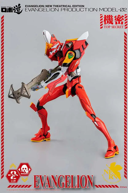 THREEA TOYS/THREEZERO - NEON GENESIS EVANGELION NGE ROBO DOU EVA PROD MODEL 02 AF ACTION FIGURE 25 cm