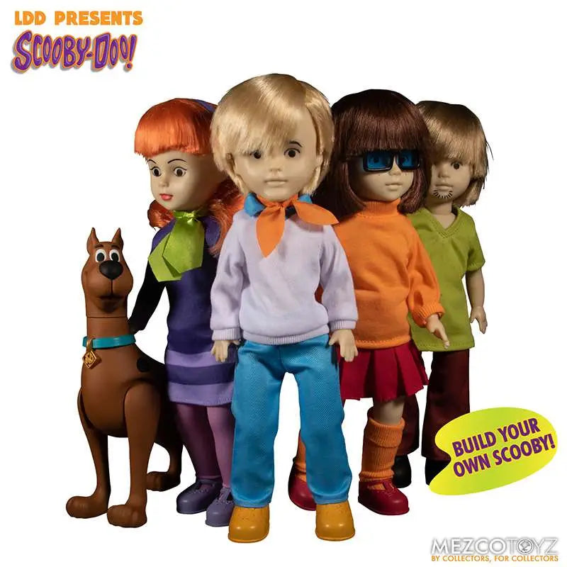 MEZCO TOYS - SCOOBY-DOO LDD PRES SCOOBY DOO&MISTERY INC SET (4) ACTION FIGURE 25 cm