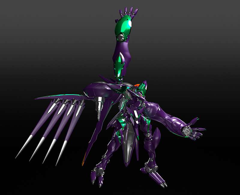 GOOD SMILE COMPANY MODEROID FAFNER AZURE BEYOND MODEL KIT 18 cm