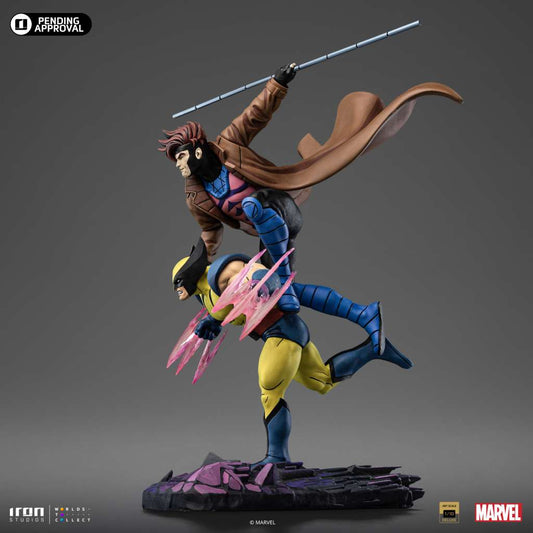 X-MEN 97 WOLVERINE & GAMBIT 1/10 STATUE