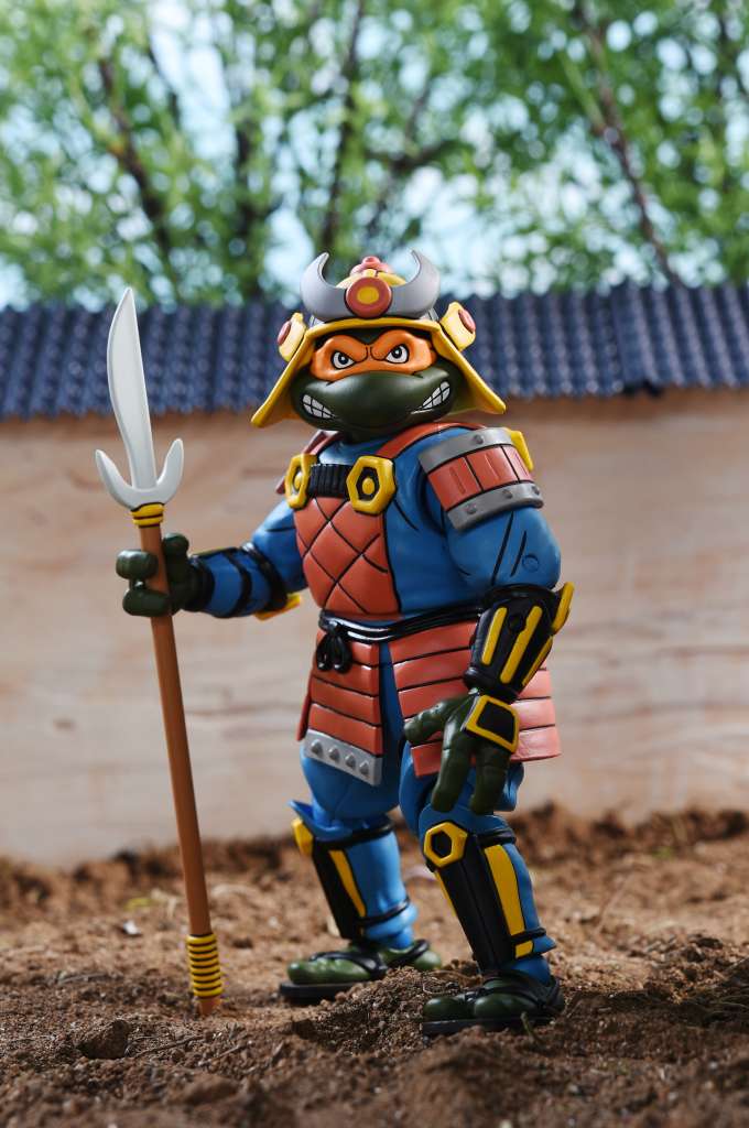 TMNT CARTOON SPACE ADV & SAMURAI 2PCK ACTION FIGURE