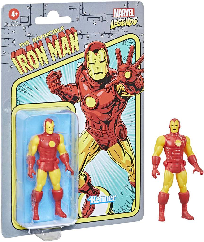 HASBRO IRON MAN - MARVEL LEGENDS RETRO AF ACTION FIGURE