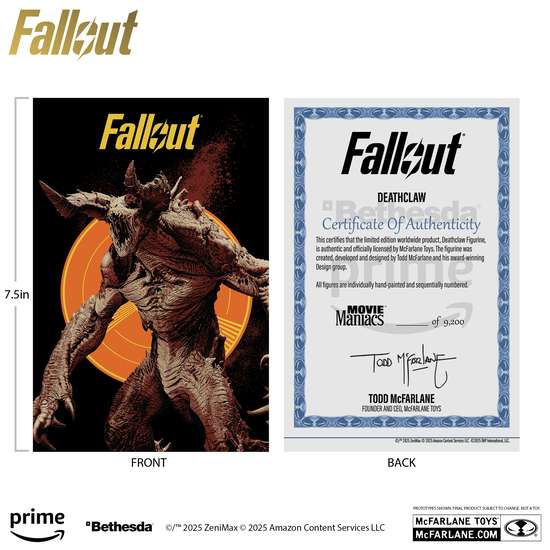 MOVIE MANIACS  FALLOUT W3 ASSORT SET (6)