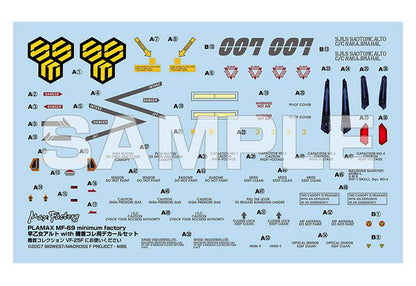 MAX FACTORY PLAMAX MACROSSF MF-69 ALTO DECAL MK MODEL KIT 9 cm