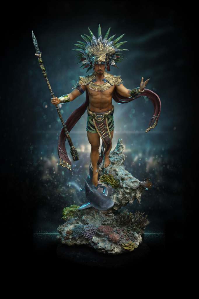 IRON STUDIOS BLACK PANTER WF KING NAMOR 1/10 STATUA 27 cm