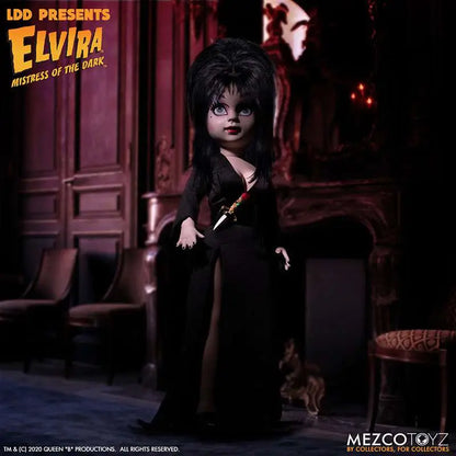 MEZCO TOYS LDD PRESENTS ELVIRA MISTRESS DARK ACTION FIGURE 25 cm