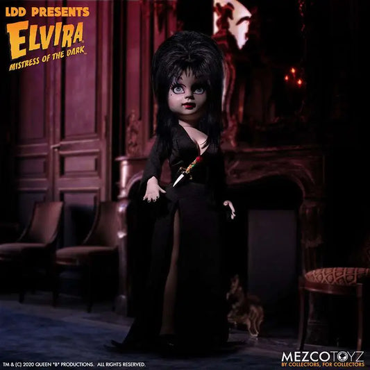 MEZCO TOYS LDD PRESENTS ELVIRA MISTRESS DARK ACTION FIGURE 25 cm