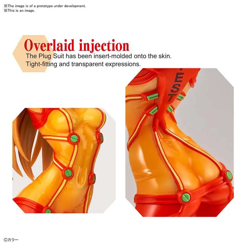 BANDAI RISE LABO SHIKINAMI ASUKA LANGLEY MODEL KIT 15 cm