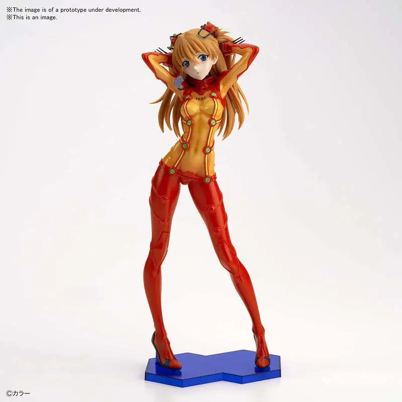 BANDAI RISE LABO SHIKINAMI ASUKA LANGLEY MODEL KIT 15 cm