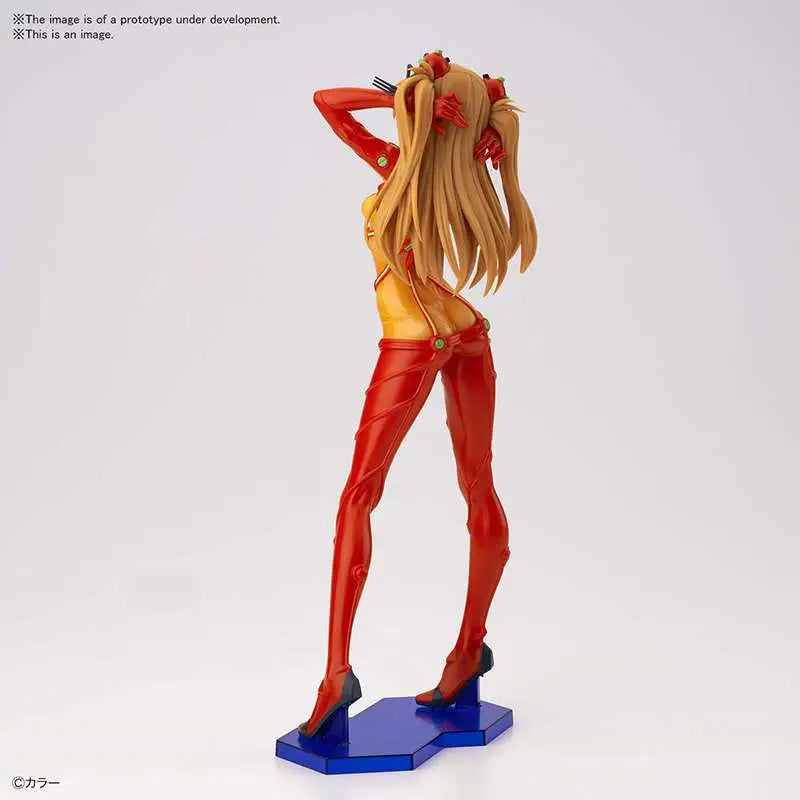 BANDAI RISE LABO SHIKINAMI ASUKA LANGLEY MODEL KIT 15 cm