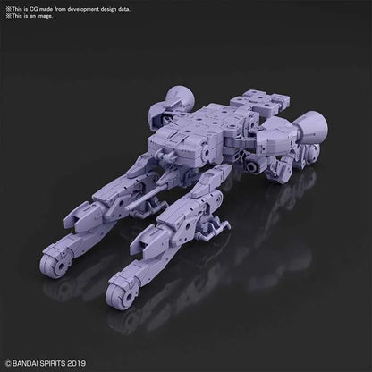BANDAI EX ARM VEHICLE SPACE CRAFT PURPLE MODEL KIT 30MM