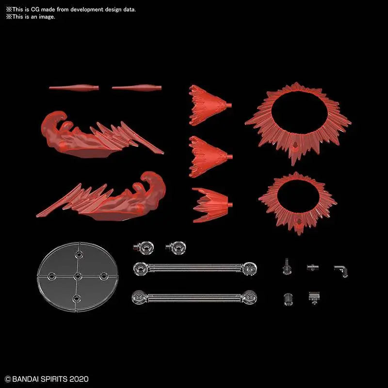 BANDAI CUSTOMIZE EFFECT ACTION IMAGE RED MODEL KIT