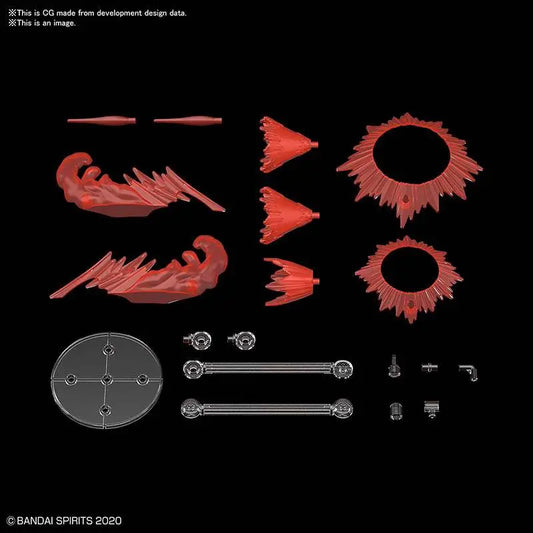 BANDAI CUSTOMIZE EFFECT ACTION IMAGE RED MODEL KIT