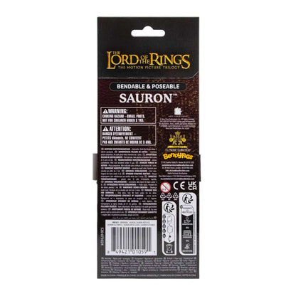 NOBLE COLLECTIONS LOTR SAURON BENDYFIG FIGURA 18 cm