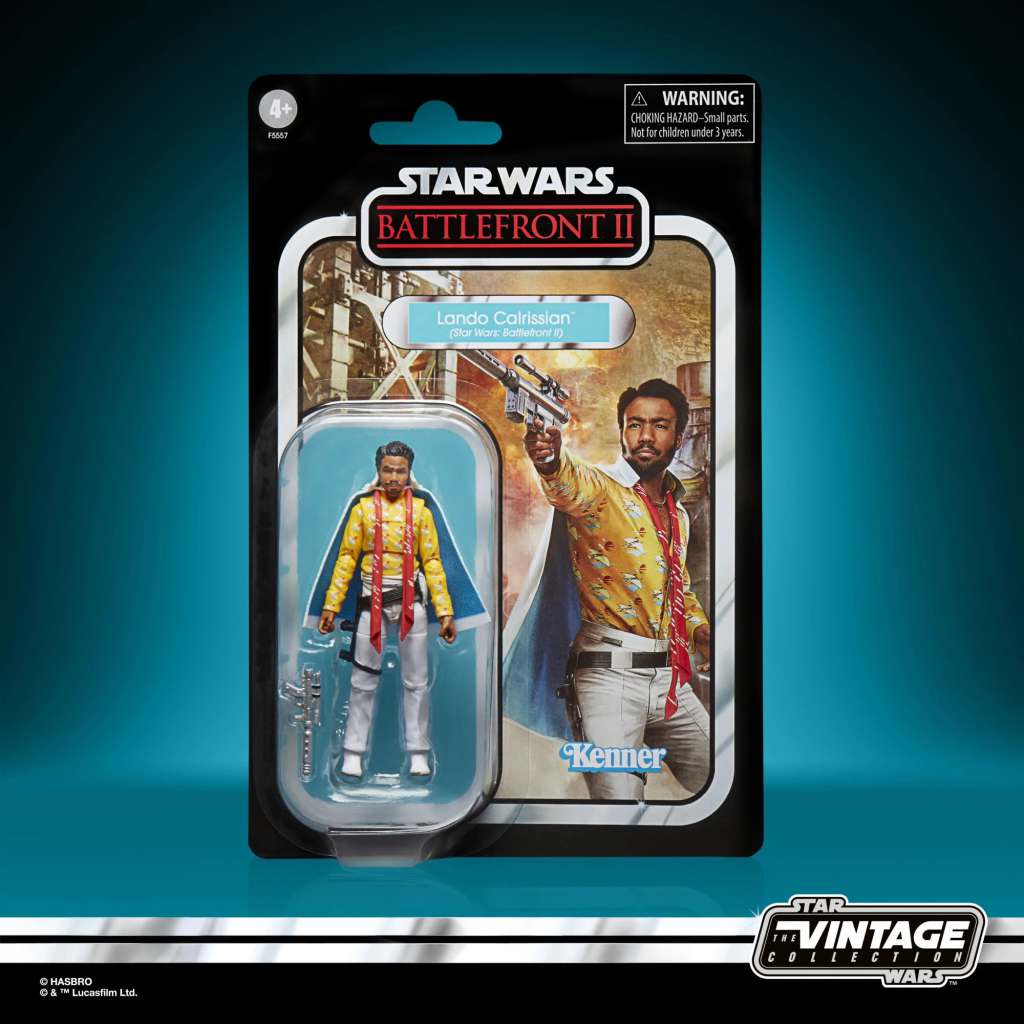 STAR WARS: BATTLEFRONT II VINTAGE COLLECTION ACTION FIGURA 2022 LANDO CALRISSIAN 10 CM HASBRO
