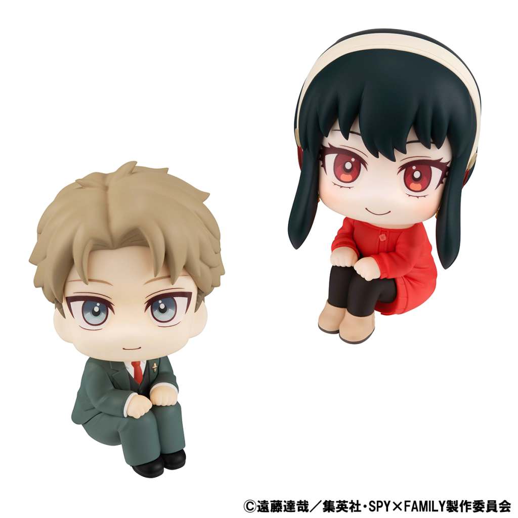SPY X FAMILY LOOK UP PVC STATUAS LOID FORGER & YOR FORGER SET 11 CM MEGAHOUSE