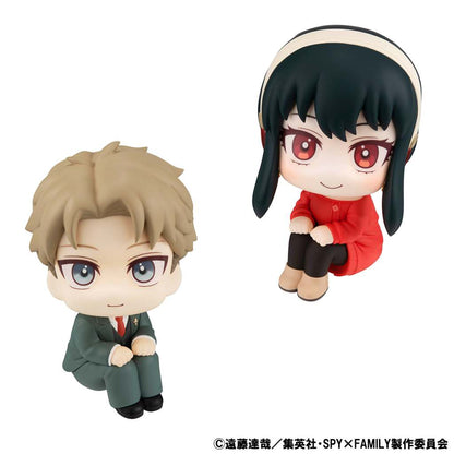SPY X FAMILY LOOK UP PVC STATUAS LOID FORGER & YOR FORGER SET 11 CM MEGAHOUSE