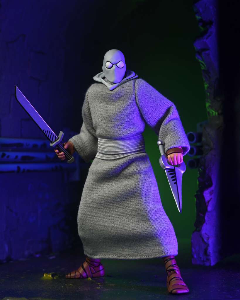 TARTARUGHE NINJA (MIRAGE COMICS) ACTION FIGURA FOOT NINJA CLASSIC COLORS 18 CM NECA