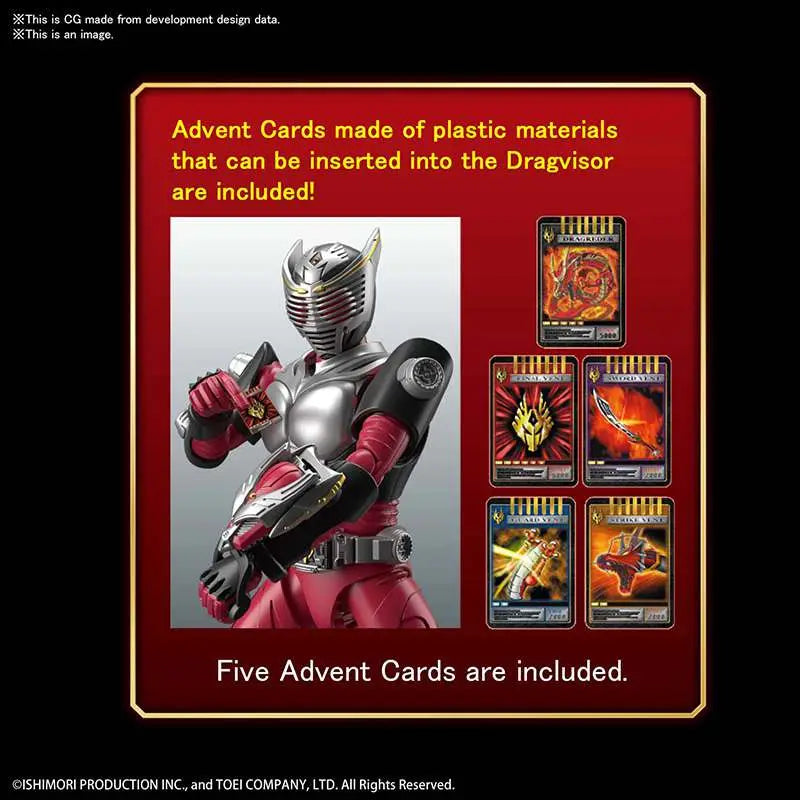 BANDAI RISE MASKED RIDER RYUKI MODEL KIT 12 cm