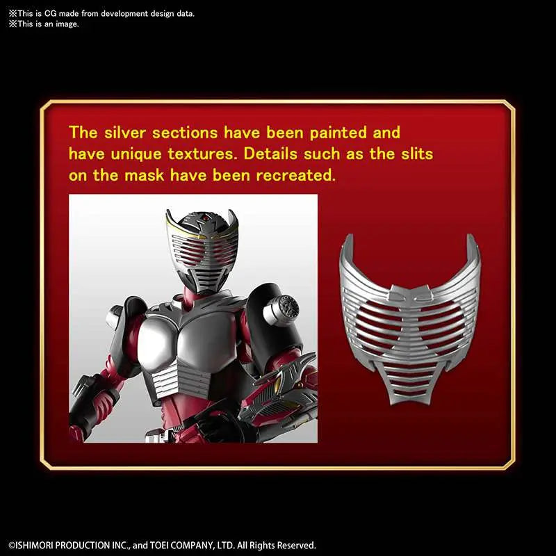BANDAI RISE MASKED RIDER RYUKI MODEL KIT 12 cm