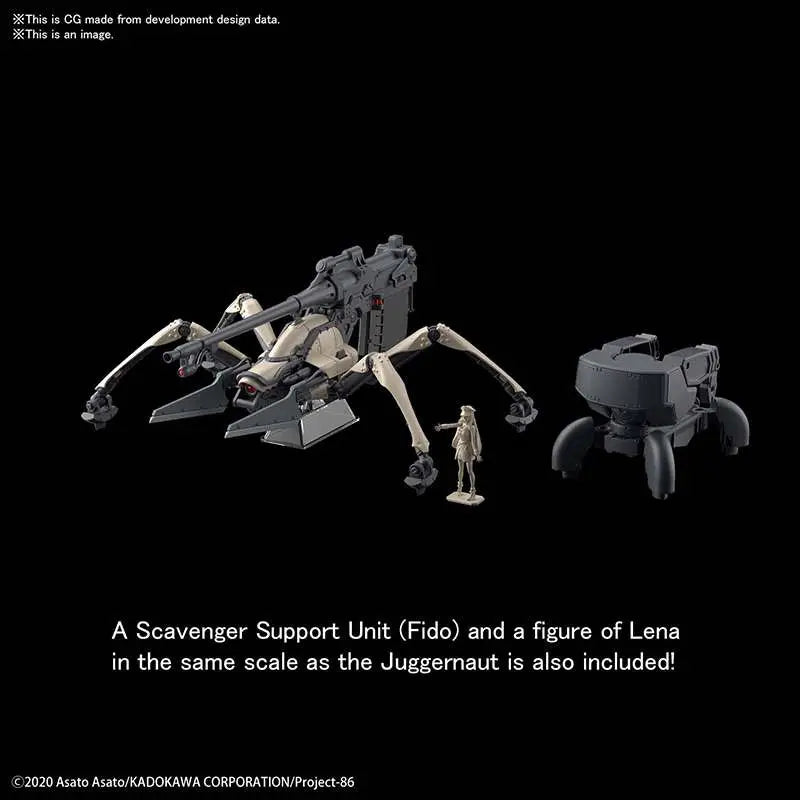 BANDAI HG JUGGERNAUT SHIN USE 1/48 MODEL KIT 8 cm