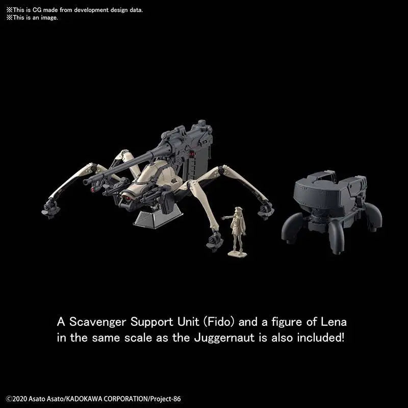 BANDAI HG JUGGERNAUT GEN PURPOSE TYPE 1/48 MODEL KIT 8 cm