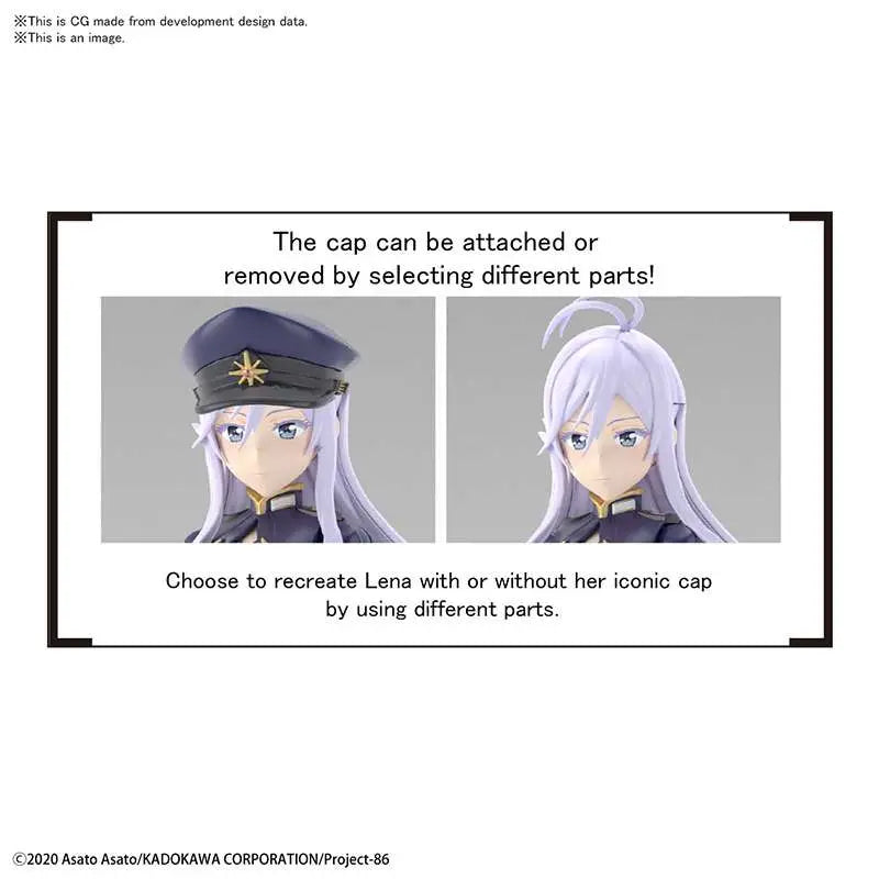 BANDAI RISE 86 LENA MODEL KIT 12 cm