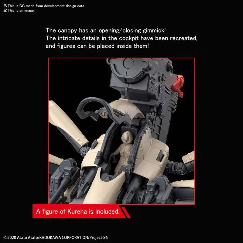 BANDAI HG JUGGERNAUT LONG RANGE CANNON 1/48 MODEL KIT 8 cm