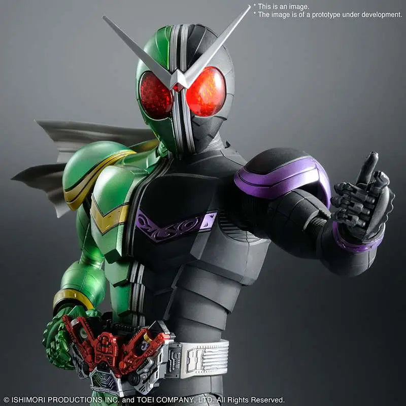 BANDAI MG FIG RISE ART KAMEN RIDER DOUBLE CYCLO MODEL KIT 16 cm