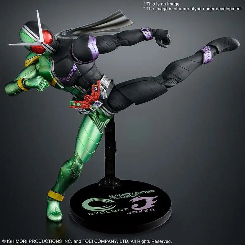 BANDAI MG FIG RISE ART KAMEN RIDER DOUBLE CYCLO MODEL KIT 16 cm