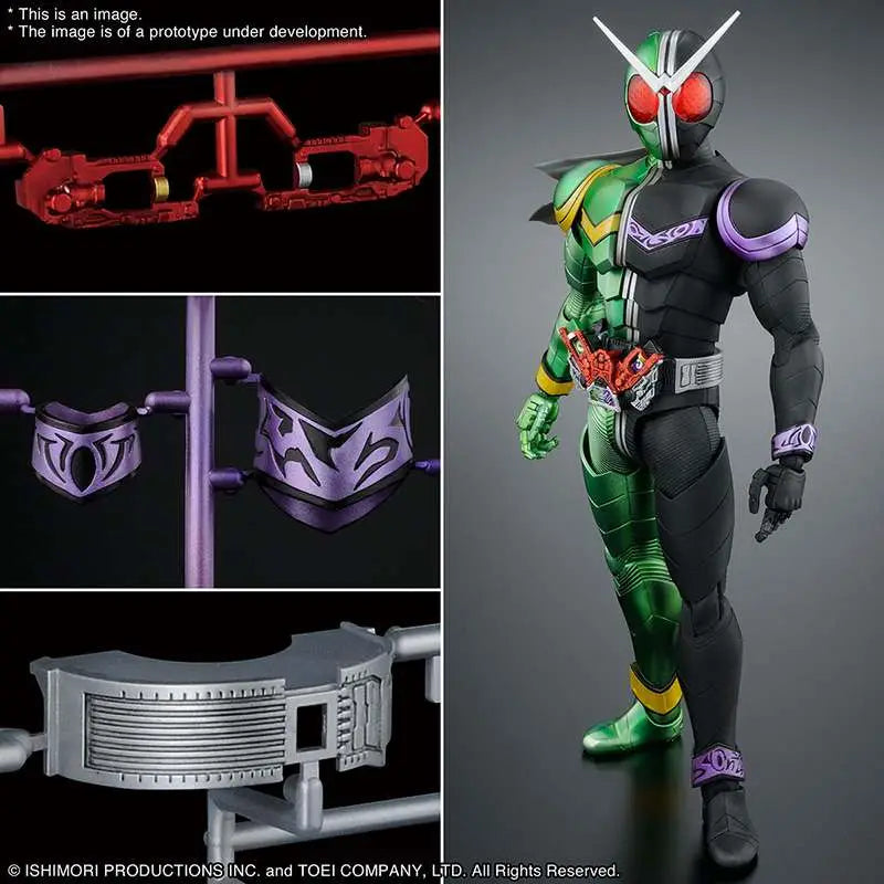 BANDAI MG FIG RISE ART KAMEN RIDER DOUBLE CYCLO MODEL KIT 16 cm