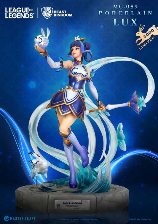 LEAGUE OF LEGENDS MASTER CRAFT STATUA PORCELAIN LUX 42 CM BEAST KINGDOM TOYS