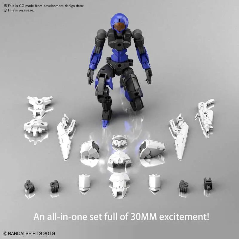 BANDAI 30MM EXM-A9N SPINATIO NINJA 1/144 MODEL KIT 13 cm