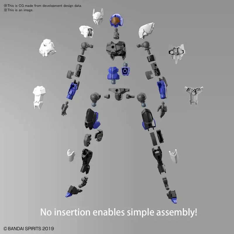 BANDAI 30MM EXM-A9N SPINATIO NINJA 1/144 MODEL KIT 13 cm
