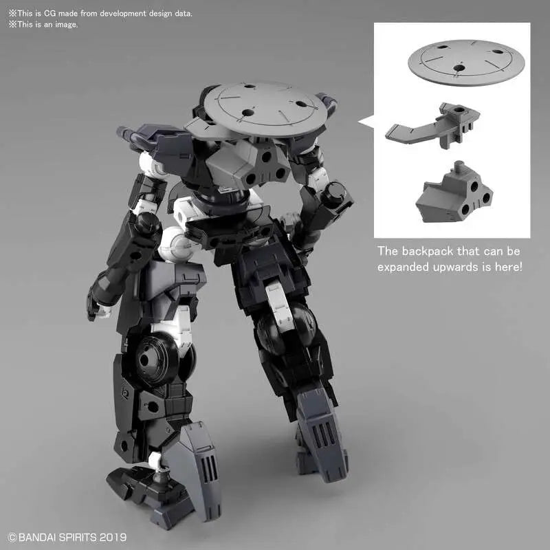 BANDAI 30MM BEXM-14T CIELNOVA BLACK 1/144 MODEL KIT 13 cm