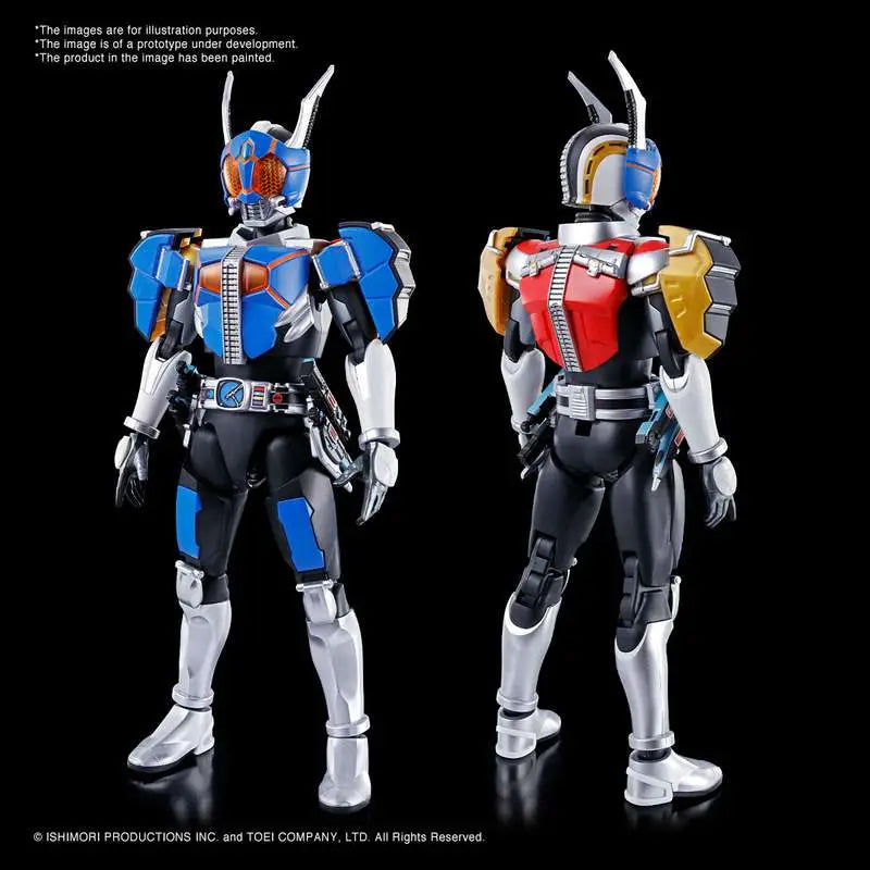 BANDAI RISE MASKED R DEN-O ROD & PLAT F MODEL KIT 13 cm