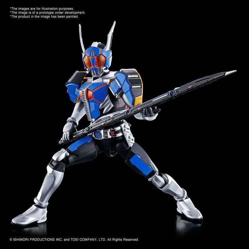BANDAI RISE MASKED R DEN-O ROD & PLAT F MODEL KIT 13 cm