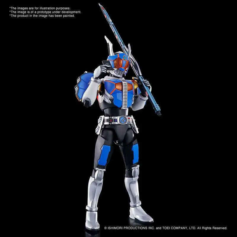 BANDAI RISE MASKED R DEN-O ROD & PLAT F MODEL KIT 13 cm