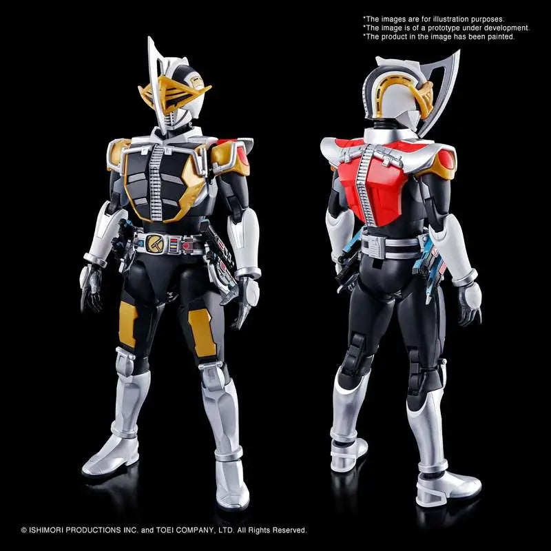 BANDAI RISE MASKED R DEN-O AX & PLAT MODEL KIT 13 cm