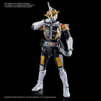 BANDAI RISE MASKED R DEN-O AX & PLAT MODEL KIT 13 cm
