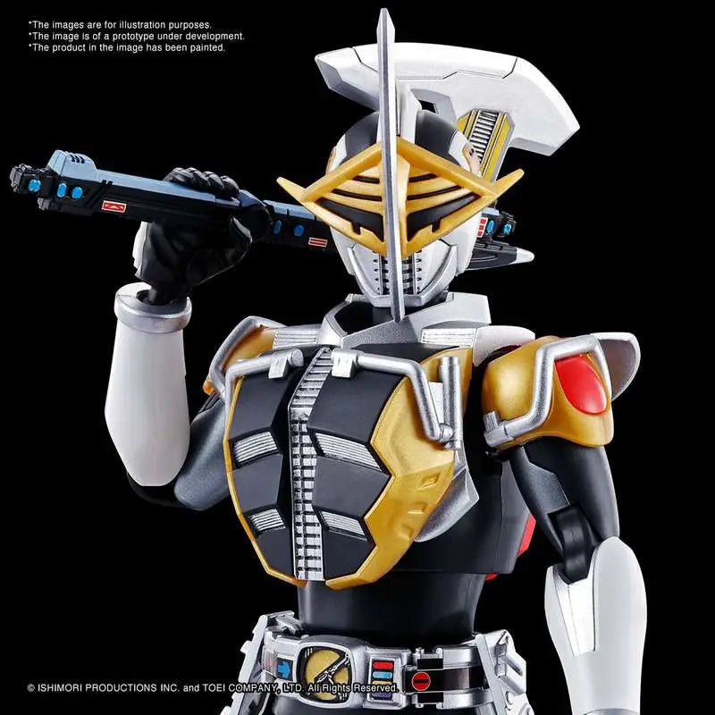 BANDAI RISE MASKED R DEN-O AX & PLAT MODEL KIT 13 cm