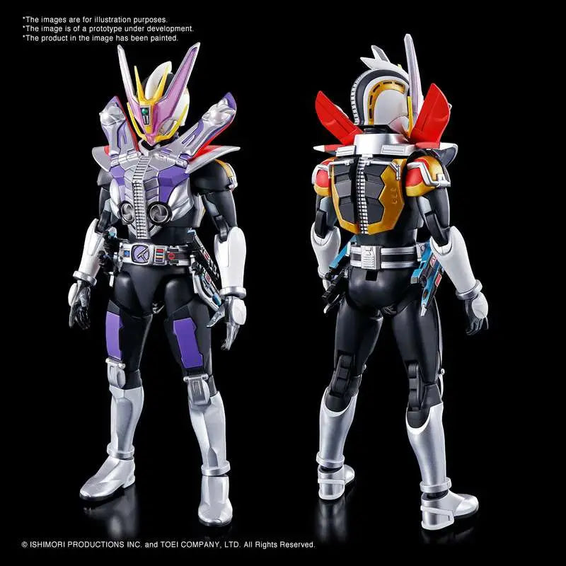 BANDAI RISE MASKED R DEN-O GUN & PLAT F MODEL KIT 13 cm