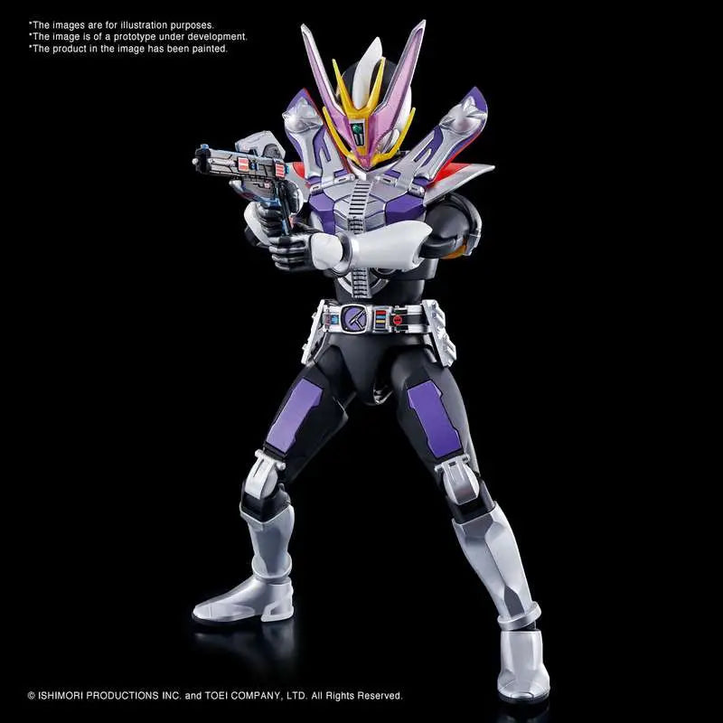 BANDAI RISE MASKED R DEN-O GUN & PLAT F MODEL KIT 13 cm
