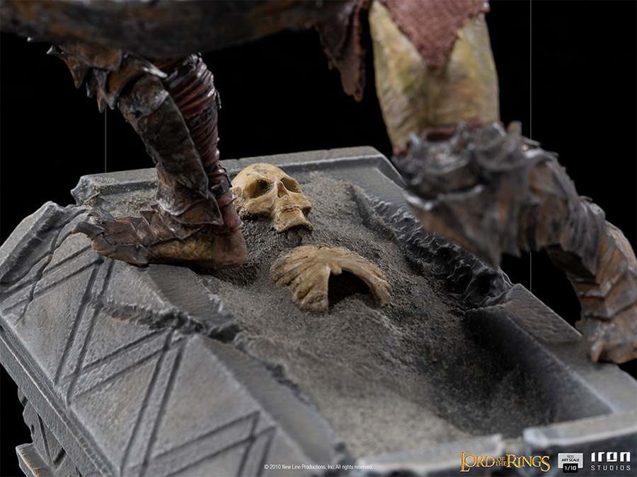 IRON STUDIOS LOTR ARMORED ORC ART 1/10 STATUA 20 cm