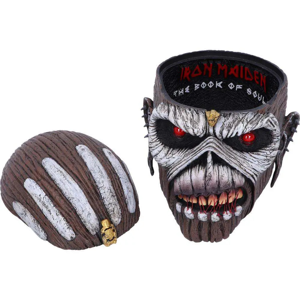 NEMESIS NOW IRON MAIDEN BOOK SOULS HEAD BOX STATUA