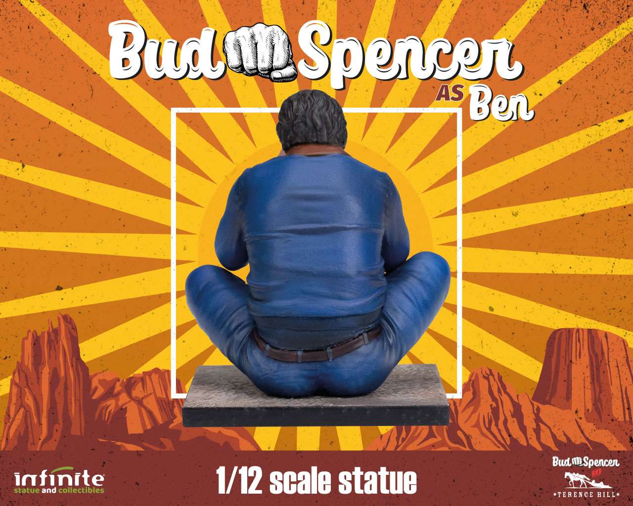 BUD SPENCER AS BEN 1/12 STATUE