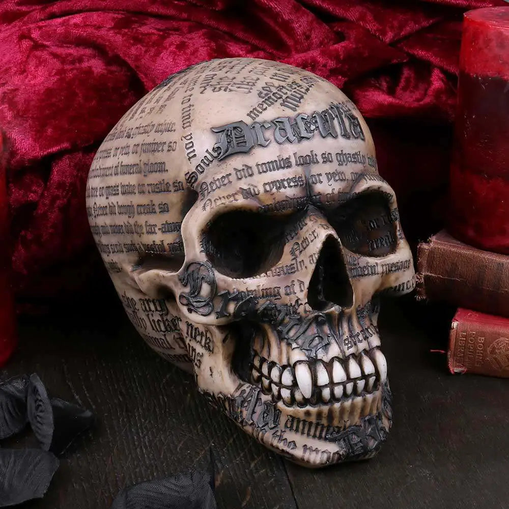NEMESIS NOW DRACULA TALE SKULL STATUA