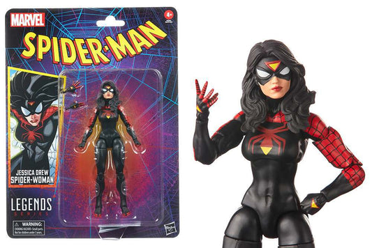 SPIDER-MAN MARVEL LEGENDS RETRO COLLECTION ACTIONFIGUR JESSICA DREW SPIDER-WOMAN 15 CM HASBRO